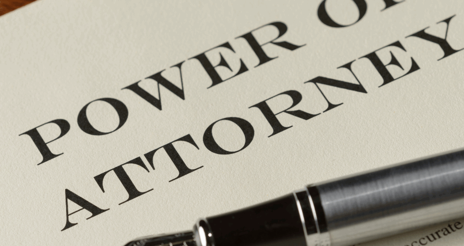 Power of Attorney document